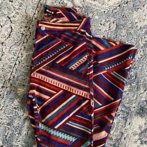 Boho Patterned Flare Pants